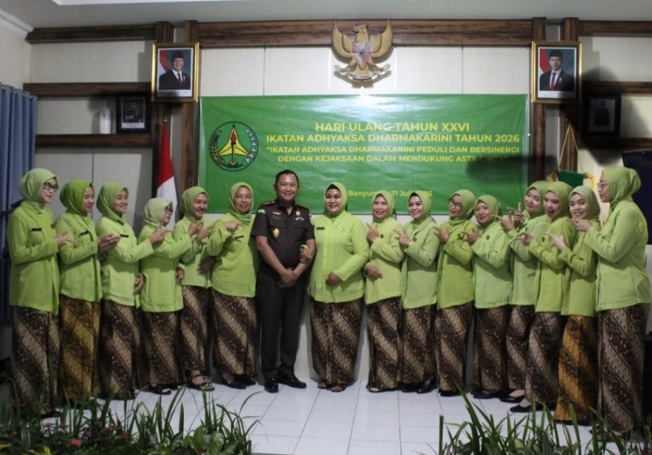 Peringatan HUT ke-26 Ikatan Adhyaksa Dharmakarini Berlangsung Penuh Kebersamaan di Kejari Banyumas